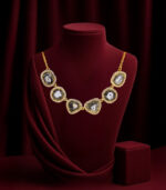 Diamond Pendant | Salt And Pepper Diamond | Yellow Gold Pendant | Bridal Necklace Pendant - Image 3