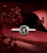 Emerald Diamond | Natural Diamond Ring | Salt And Pepper Color Gold Ring | Engagement Ring - Image 2