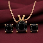 Black Natural Diamond Pendant