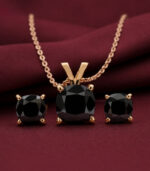 Black Natural Diamond Pendant