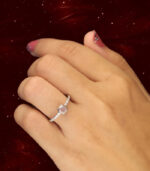 Cushion Diamond | Natural Diamond Ring | Pink Color Gold Ring | Engagement Ring - Image 10