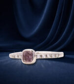 Cushion Diamond | Natural Diamond Ring | Pink Color Gold Ring | Engagement Ring - Image 3