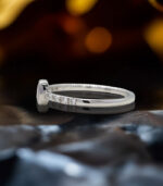 Cushion Diamond | Natural Diamond Ring | Pink Color Gold Ring | Engagement Ring - Image 4