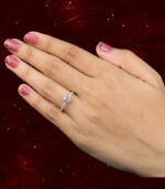 Cushion Diamond | Natural Diamond Ring | Pink Color Gold Ring | Engagement Ring - Image 7