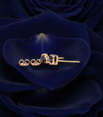 Diamond Pendant-Ear ring | Heart Diamond | Black Diamond | Yellow Gold | Bridal Necklace - Image 2
