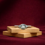 Round Rose Cut Shape Diamond Engagement Ring | Wedding Diamond Ring