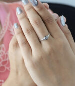 Round Rose Cut Shape Diamond Engagement Ring | Wedding Diamond Ring - Image 3