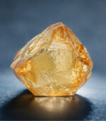 0.54 CT Rough Shape Natural Diamond Orange Color VS Clarity (4.50 MM) - Image 3