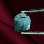 0.11 CT Slice Shape Natural Diamond Blue Color I3 Clarity (3.73 MM)