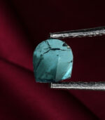 0.11 CT Slice Shape Natural Diamond Blue Color I3 Clarity (3.73 MM)