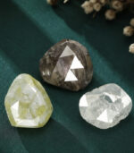 1.02 CT (3 Pcs) Rosecut Polki Natural Diamond Fancy Color Clarity I3 (5.69 MM) - Image 2