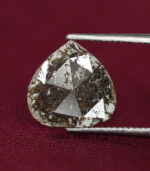 2.47 CT/2 Pcs Natural Pear Slice Diamond Brown Color Clarity I3 (10.29 MM)
