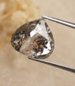2.47 CT/2 Pcs Natural Pear Slice Diamond Brown Color Clarity I3 (10.29 MM) - Image 3