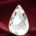 0.80 CT Pear Shape Natural Diamond White Color VS1 Clarity (8.65 MM)