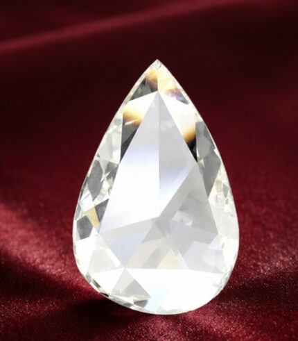 0.80 CT Pear Shape Natural Diamond White Color VS1 Clarity (8.65 MM)