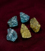 2.10 CT/6 Pcs Natural Rough Diamond Enhanced Mix Fancy Color Clarity I3 (6.32 MM)