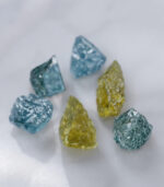 2.10 CT/6 Pcs Natural Rough Diamond Enhanced Mix Fancy Color Clarity I3 (6.32 MM) - Image 3