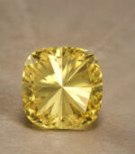0.28 CT Natural Cushion Diamond Enhanced Orange Color Clarity VS1 (3.47 MM) - Image 4