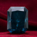 0.30 CT Natural Radiant Diamond Enhanced Blue Color Clarity VS2 (4.04 MM)