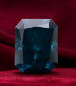 0.30 CT Natural Radiant Diamond Enhanced Blue Color Clarity VS2 (4.04 MM)
