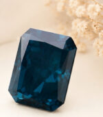 0.30 CT Natural Radiant Diamond Enhanced Blue Color Clarity VS2 (4.04 MM) - Image 2