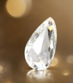 0.80 CT Pear Shape Natural Diamond White Color VS1 Clarity (8.65 MM) - Image 3