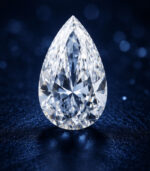 GIA Cerified 1.23 CT Pear Shape Natural Diamond G Color VS1 Clarity (9.72 MM) - Image 3