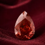 0.10 CT Natural Pear Diamond Enhanced Pink Color Clarity VS2 (3.64 MM)