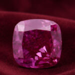 0.09 CT Natural Cushion Diamond Enhanced Pink Color Clarity VS1 (2.50 MM)