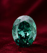 0.19 CT Natural Oval Diamond Enhanced Blue Color Clarity SI2 (3.99 MM)