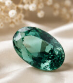0.19 CT Natural Oval Diamond Enhanced Blue Color Clarity SI2 (3.99 MM) - Image 4