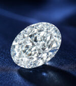 0.10 CT Natural Oval Diamond Enhanced Greenish Blue Color Clarity VS1 (3.14 MM) - Image 4
