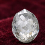 1.41 CT Briolette Shape Natural Diamond White Color I2 Clarity
