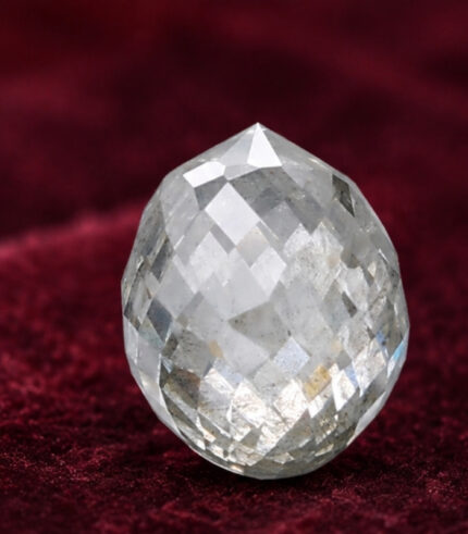1.41 CT Briolette Shape Natural Diamond White Color I2 Clarity