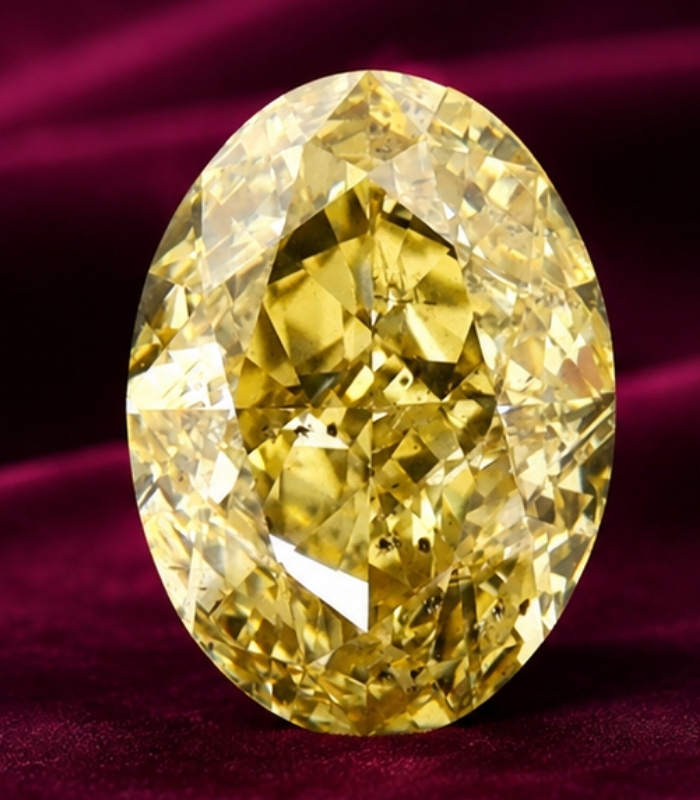 56 (1) GIA Certified 1.01 CT Oval Shape Natural Diamond Brownish Greenish Yellow (CHAMELEON) Color SI2 Clarity (7.37 MM) - Image 1