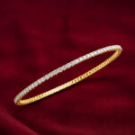 Natural Diamond Full Eternity Bangle | Diamond Eternity Gold Bangle for Women | Fine Jewellery