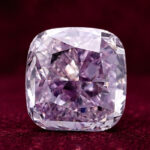 GIA Certified 0.26 CT Cushion Diamond Purple-Pink Color Natural Diamond (3.23 MM)