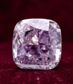 GIA Certified 0.26 CT Cushion Diamond Purple-Pink Color Natural Diamond (3.23 MM)