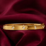 Lab-Grown Diamond Bangle Bracelet | Flush-Set Diamond Bangle | Contemporary Fine Jewellery