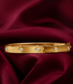 Lab-Grown Diamond Bangle Bracelet | Flush-Set Diamond Bangle | Contemporary Fine Jewellery