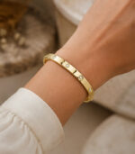 Lab-Grown Diamond Bangle Bracelet | Flush-Set Diamond Bangle | Contemporary Fine Jewellery - Image 4