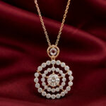 Yellow Gold Pendant Set for Women | Elegant Fine Gold Jewellery