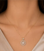 Yellow Gold Pendant Set for Women | Elegant Fine Gold Jewellery - Image 2