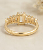 Yellow Gold Diamond Band Ring for Women | Elegant Everyday Ring - Image 2