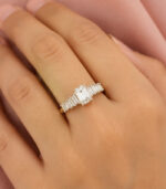 Yellow Gold Diamond Band Ring for Women | Elegant Everyday Ring - Image 4