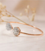 Rose & White Gold Bracelet for Women | Elegant Fine Gold Jewellery - Image 2