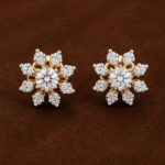 Yellow Gold Earrings for Women | Elegant Fine Gold Jewellery