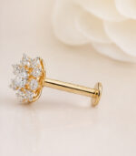 Yellow Gold Earrings for Women | Elegant Fine Gold Jewellery - Image 3