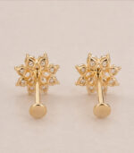 Yellow Gold Earrings for Women | Elegant Fine Gold Jewellery - Image 2