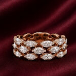Rose Gold Ring for Women | Elegant Fine Gold Jewellery